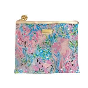 Lilly Pulitzer Beach Day Pouch + Insert – Best Fishes – NWOT